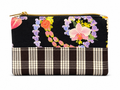 Purple Crown Flower Medley - Small Pouch