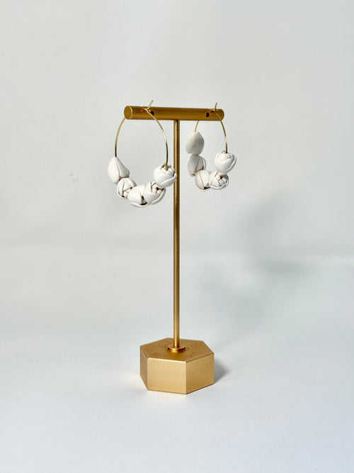Pikake Hoop Earrings