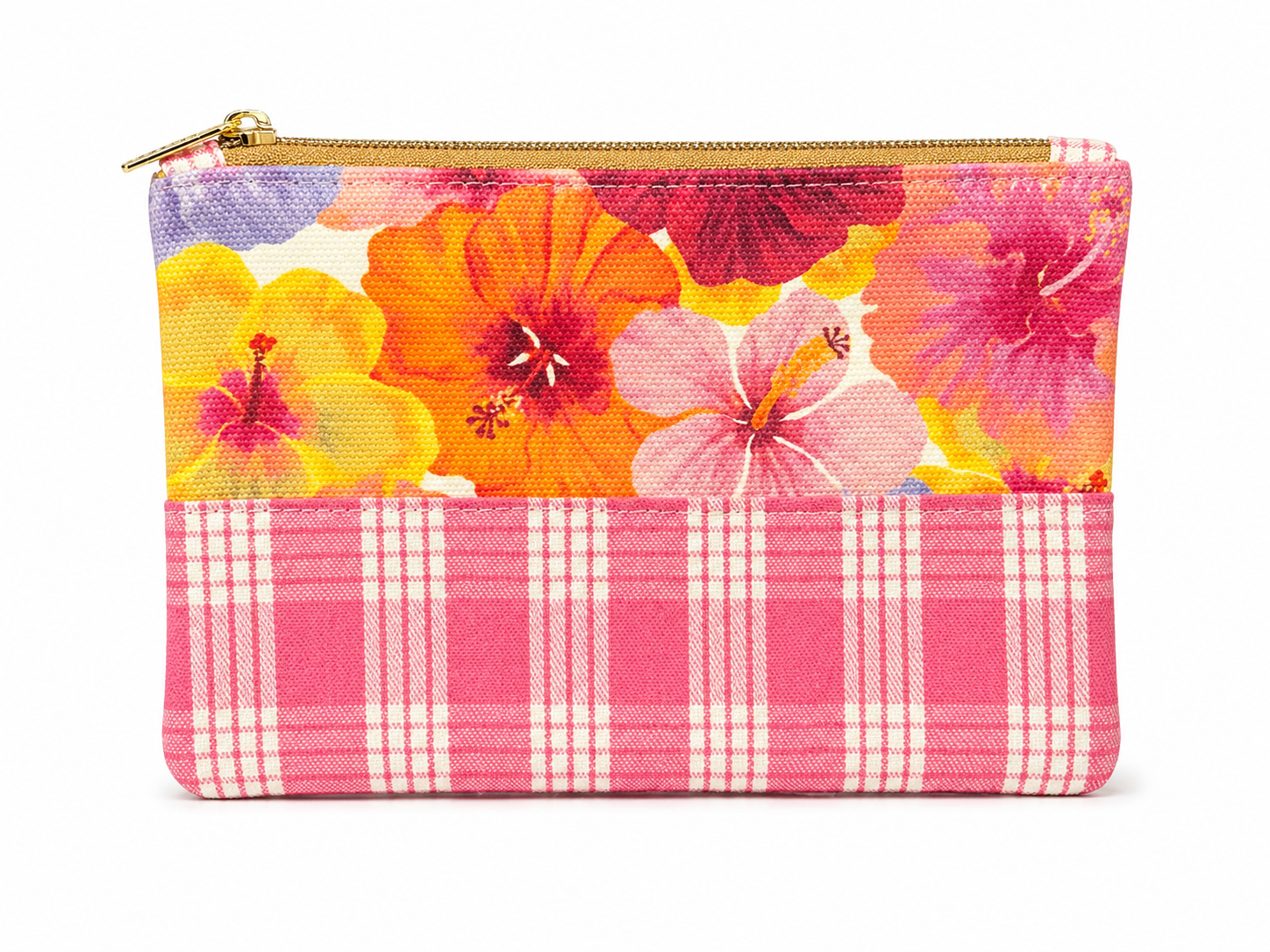 Rainbow Hibiscus Small Pouch